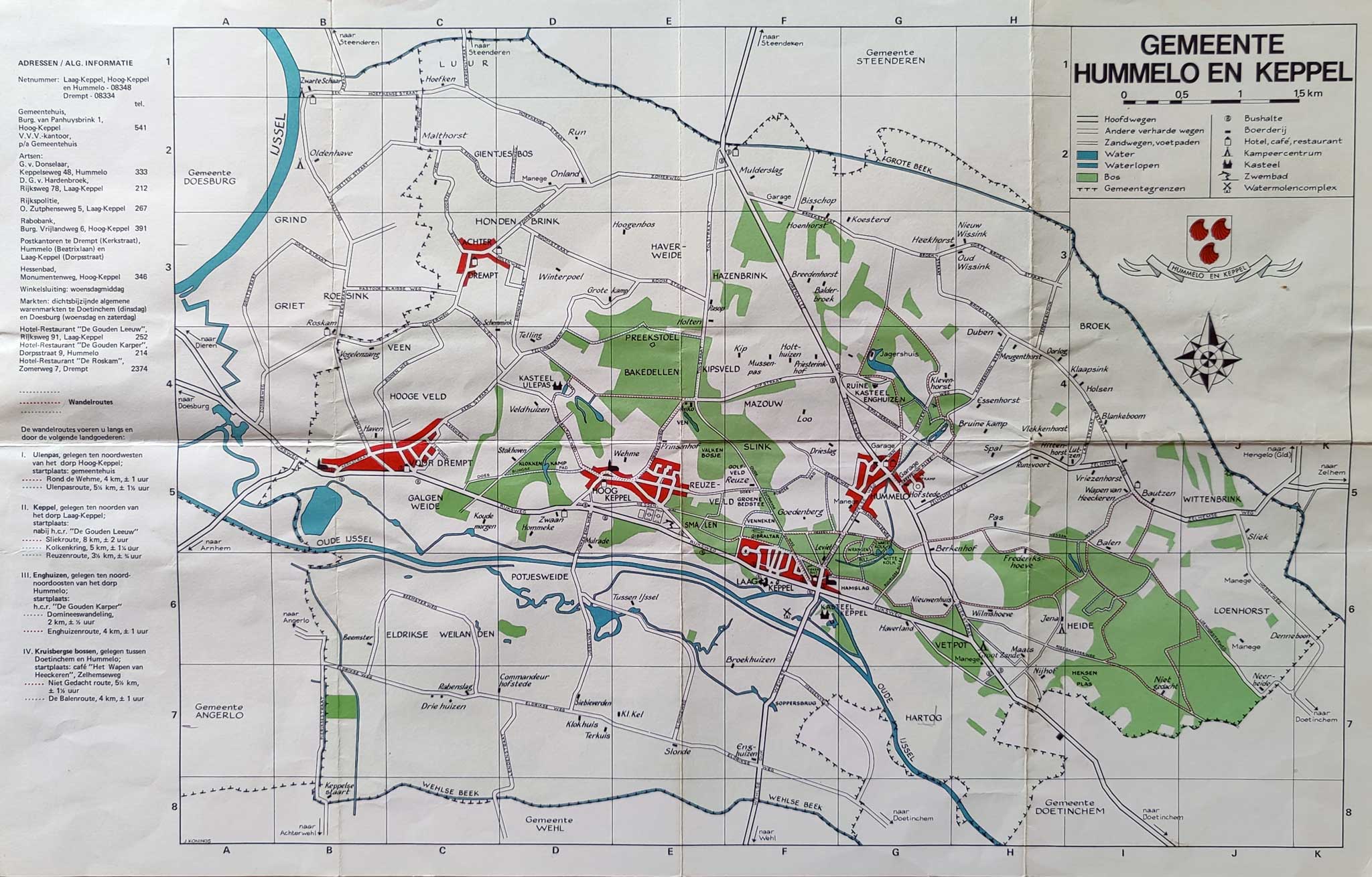 kaart gemeente hummelo en keppel