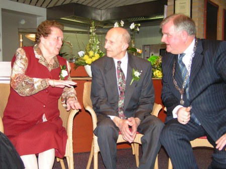 Echtpaar Bosman-Van Vlaanderen 60 jaar getrouwd (Hyndendael)