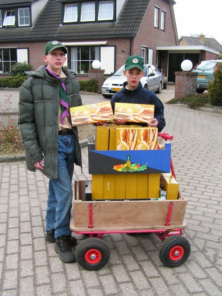 Paasbrodenactie Scouting Sweder van Voorst