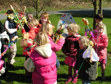 Palmpaasoptocht in Laag-Keppel
