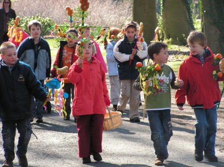 Palmpaasoptocht in Laag-Keppel