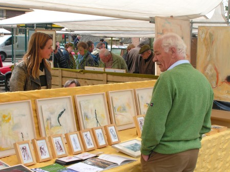 Kunstmarkt en kunstwandelroute in Hummelo