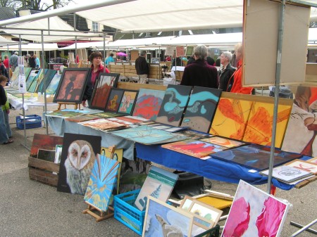 Kunstmarkt en kunstwandelroute in Hummelo