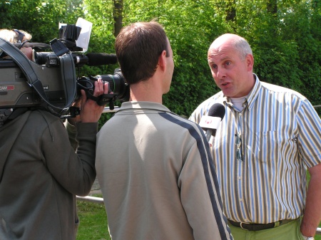 TV opnamen bij HC'03 i.v.m. Klaas-Jan Huntelaar