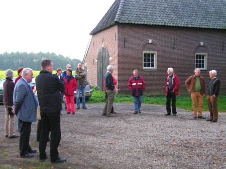 Onthulling informatiebord Stichting Wandelpaden