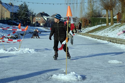 Schaatsen op de Weppel in Hummelo