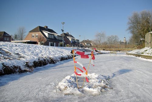 Schaatsen op de Weppel in Hummelo