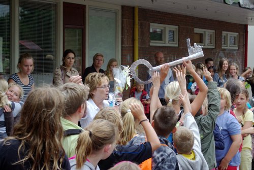 Laatste schooldag oude Woordhof