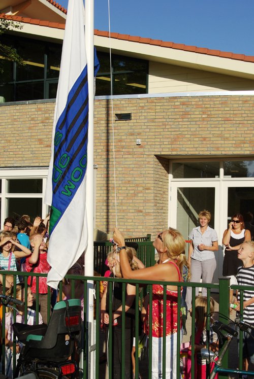 Eerste schooldag nieuwe Woordhof