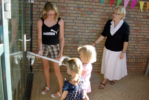 Eerste schooldag nieuwe Woordhof