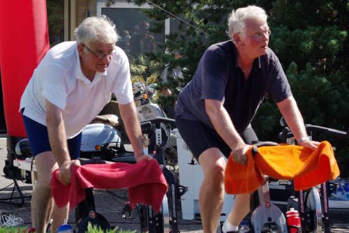 Spaanse Vuelta (Ronde van Spanje) door Hummelo: Spinning bij Hyndendael