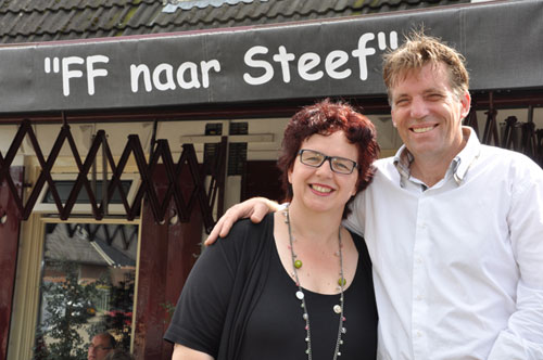 Opening verbouwde café 'FF naar Steef'