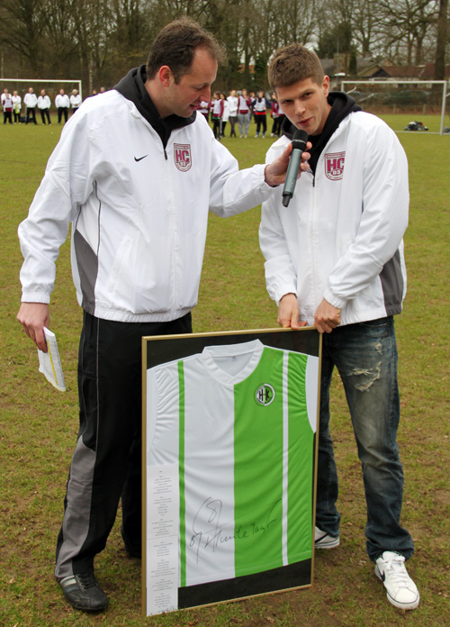 Afscheid H&K terrein in Hoog-Keppel met Klaas-Jan Huntelaar