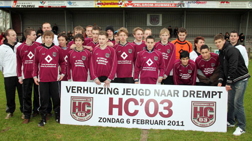 Presentatie HC'03 jeugdteams in Drempt