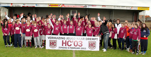 Presentatie HC'03 jeugdteams in Drempt