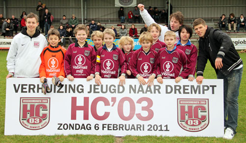 Presentatie HC'03 jeugdteams in Drempt