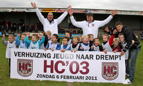 Presentatie HC'03 jeugdteams in Drempt