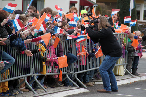 Koningin Beatrix op bezoek in Toldijk