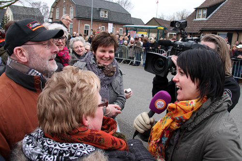 Koningin Beatrix op bezoek in Toldijk