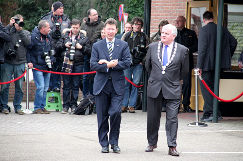 Koningin Beatrix op bezoek in Toldijk