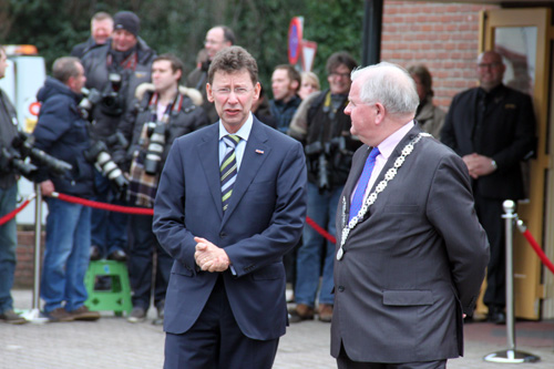 Koningin Beatrix op bezoek in Toldijk