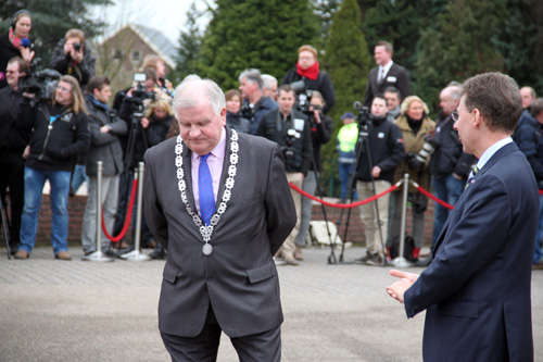 Koningin Beatrix op bezoek in Toldijk