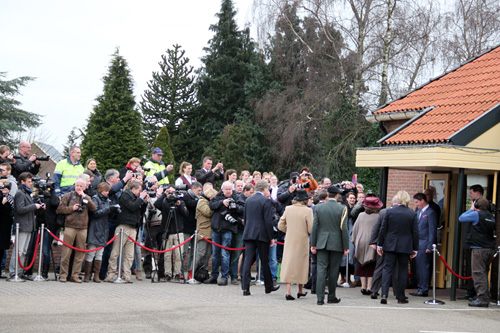 Koningin Beatrix op bezoek in Toldijk