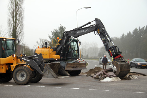 Aanleg rondweg Hummelo (12-4-2013)