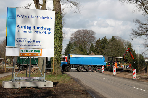 Aanleg rondweg Hummelo (12-4-2013)