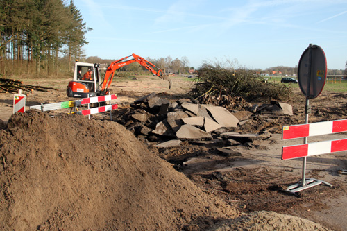 Aanleg rondweg Hummelo (18-4-2013)