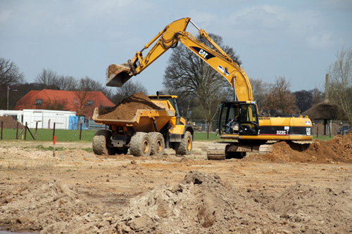 Aanleg rondweg Hummelo (18-4-2013)