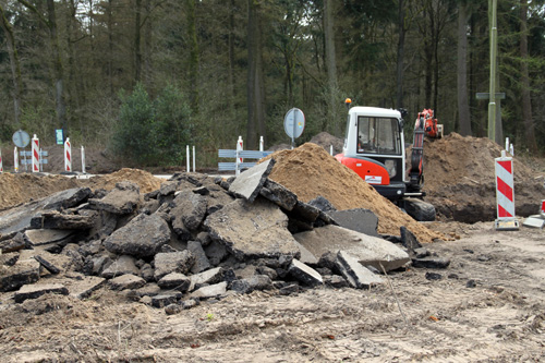 Aanleg rondweg Hummelo (18-4-2013)