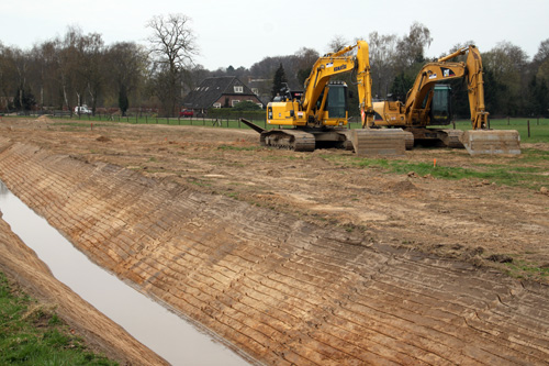 Aanleg rondweg Hummelo (21-4-2013)