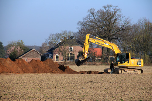 Aanleg rondweg Hummelo (22-4-2013)