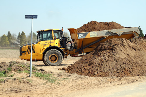 Aanleg rondweg Hummelo (22-4-2013)