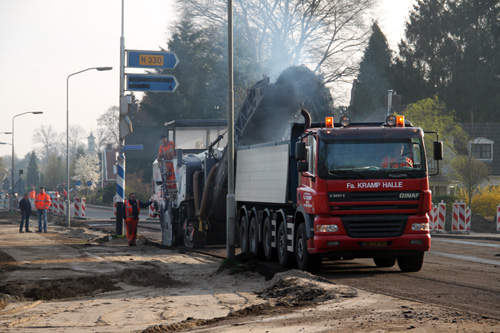 Aanleg rondweg Hummelo (24-4-2013)