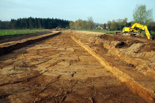 Aanleg rondweg Hummelo (25-4-2013)