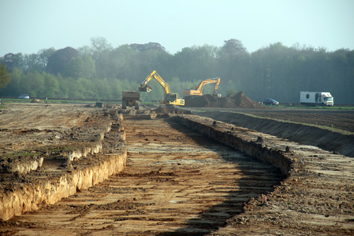 Aanleg rondweg Hummelo (6-5-2013)