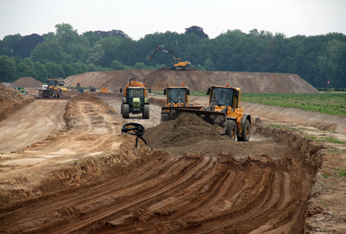 Aanleg rondweg Hummelo (12-6-2013)