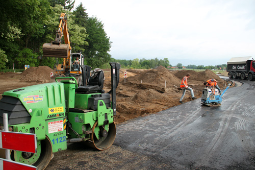 Aanleg rondweg Hummelo (13-6-2013)