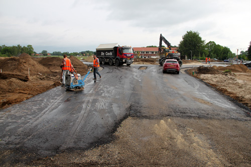 Aanleg rondweg Hummelo (13-6-2013)