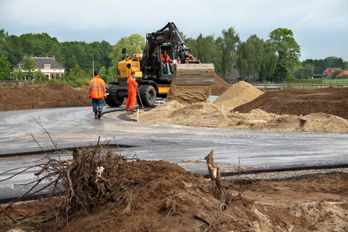 Aanleg rondweg Hummelo (13-6-2013)