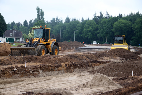 Aanleg rondweg Hummelo (14-6-2013)