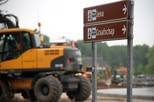 Aanleg rondweg Hummelo (14-6-2013)