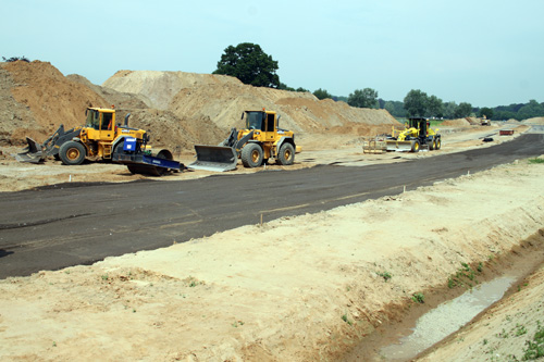 Aanleg rondweg Hummelo (19-6-2013)