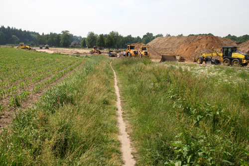 Aanleg rondweg Hummelo (19-6-2013)