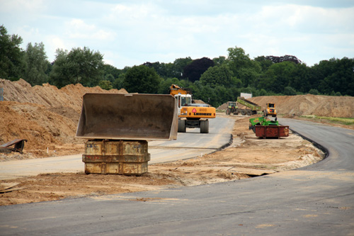 Aanleg rondweg Hummelo (26-6-2013)