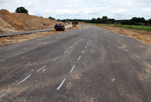 Aanleg rondweg Hummelo (26-6-2013)