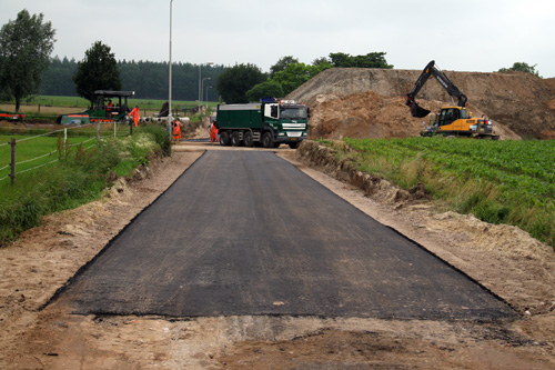 Aanleg rondweg Hummelo (1-7-2013)