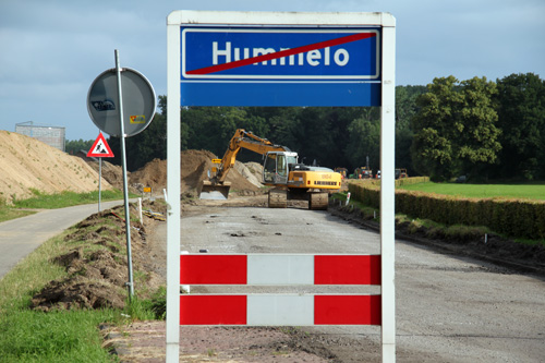 Aanleg rondweg Hummelo (11-7-2013)